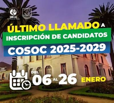 Último llamado a inscripción de candidatos COSOC 2025-2029