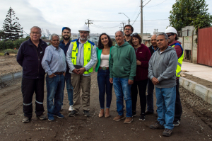 Vecinas y vecinos de Villa Las Dunas tendrán su calle pavimentada después de 50 años