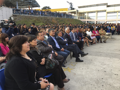 En el colegio Movilizadores Portuarios se inaugura el Año Escolar en San Antonio