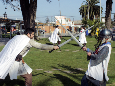 Entretenimiento de la época medieval se ofrecerá en la plaza de Llolleo