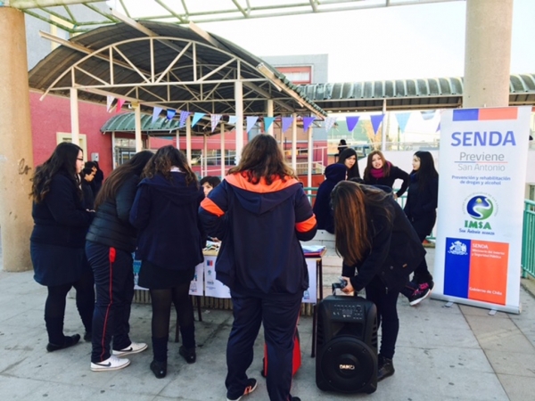 Programa SENDA Previene San Antonio conmemora d&iacute;a de la prevenci&oacute;n en establecimientos educacionales