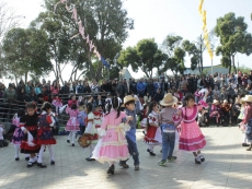 Estudiantes despidieron con cuecas y bailes típicos el mes de Agosto en Colores y Sonidos de mi Tierra