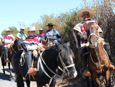 Las celebraciones religiosas se viven con fervor en la localidad rural de Cuncumén