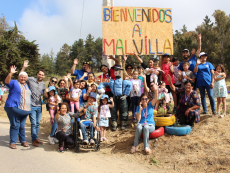 Niños y niñas de Malvilla celebran término de taller