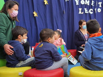 Jardín Infantil Estrellita de Mar inauguró su primer rincón lector