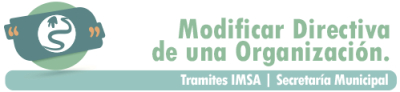 Modificar Directiva de una Organización.