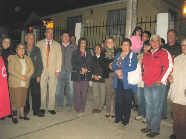 Junta de vecinos las dalias Inauguraron nuevas luminarias 