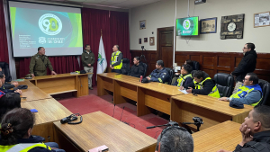 Funcionarios de Seguridad Pública de San Antonio participaron en capacitación junto a Carabineros OS14