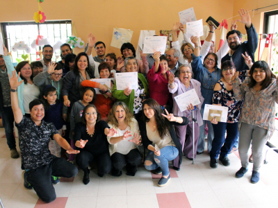 Oficina de Discapacidad culmina taller de manualidades