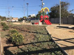 Vecinos de la población Los Jazmines cambiaron un basural por una acogedora plaza