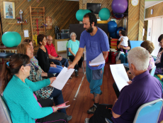 Usuarios del Centro de Rehabilitación San Antonio de Padua agradecidos con Taller de Música Libre