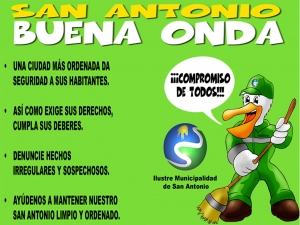 Municipio San Antonio invita a participar en campaña  “SAN ANTONIO BUENA ONDA”