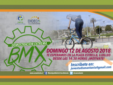 Municipio sanantonino celebrará mes de la juventud con muestra de BMX