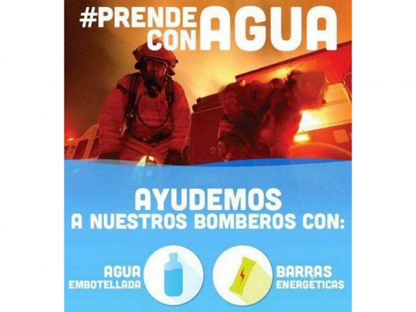 Ayudemos a nuestros bomberos