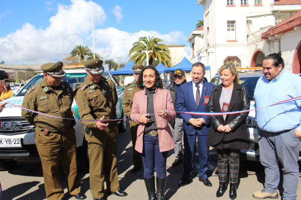 Municipalidad de San Antonio presentó los nuevos vehículos que reforzarán el patrullaje preventivo en la comuna