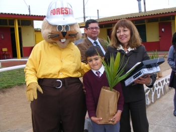 Cierran ciclo de charlas de prevención de incendios forestales en escuelas