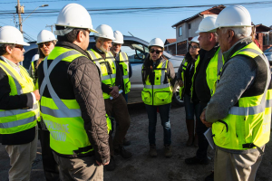Autoridades realizan visita inspectiva a obras en ejecución en San Antonio