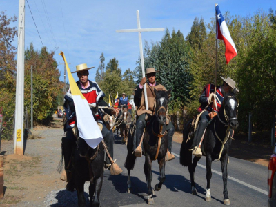 Colorida celebración de la Fiesta de Cuasimodo se vivió en Cuncumén