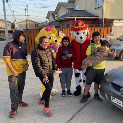 Con la visita de los Paw Patrol población Puerto del Sol celebró el Día de la Niñez