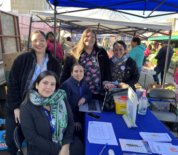 Vecinos de Barrancas pudieron controlar su salud en la feria de Barrancas