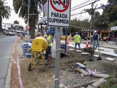 Pronto estar&aacute;n listas nuevas veredas de Av. Providencia