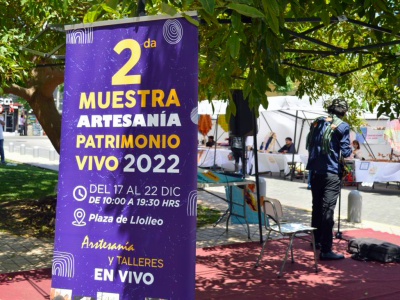Plaza de Llolleo se llena de artesan&iacute;a