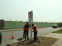 Se proh&iacute;be el ingreso de Camiones de m&aacute;s de dos ejes por C. Demarchi.