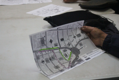 Anuncian a vecinos los desv&iacute;os de tr&aacute;nsito por obras en calle Curic&oacute;