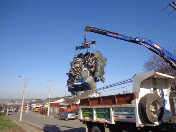 En colinas del mar, Barrancas quemaron campa&ntilde;a de reciclaje