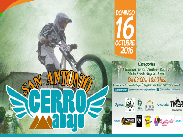 Ciclistas se tomar&aacute;n la ciudad en la Cuarta Versi&oacute;n de Downhill &nbsp; &nbsp; &nbsp;San Antonio Cerro Abajo&nbsp;