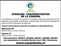 Jueves 31 Municipio atender&aacute; hasta las 24:00 horas pago patentes