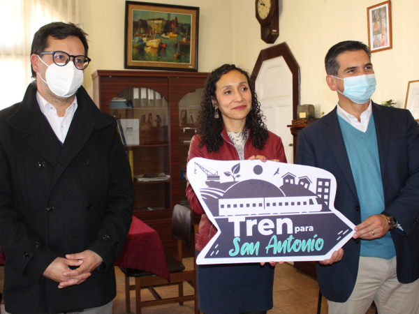 Alcald&iacute;a Ciudadana de San Antonio invita a municipalidades de la Provincia a conocer detalles de la iniciativa de tren de pasajeros
