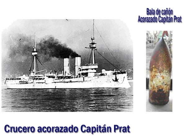 Bala de Ca&ntilde;on encontrada en playa de Llolleo, perteneci&oacute; a antiguo acorazado Chileno